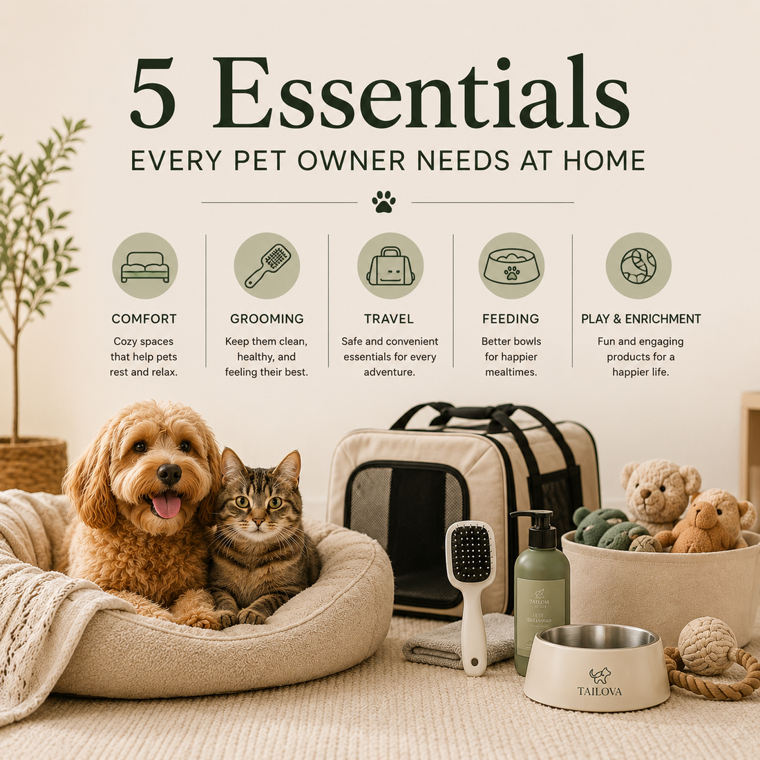 5 Essentials Every Pet Owner Needs at Home