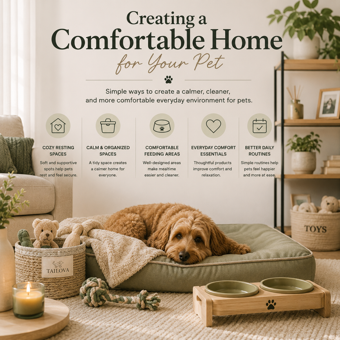 Creating a Comfortable Home for Your Pet